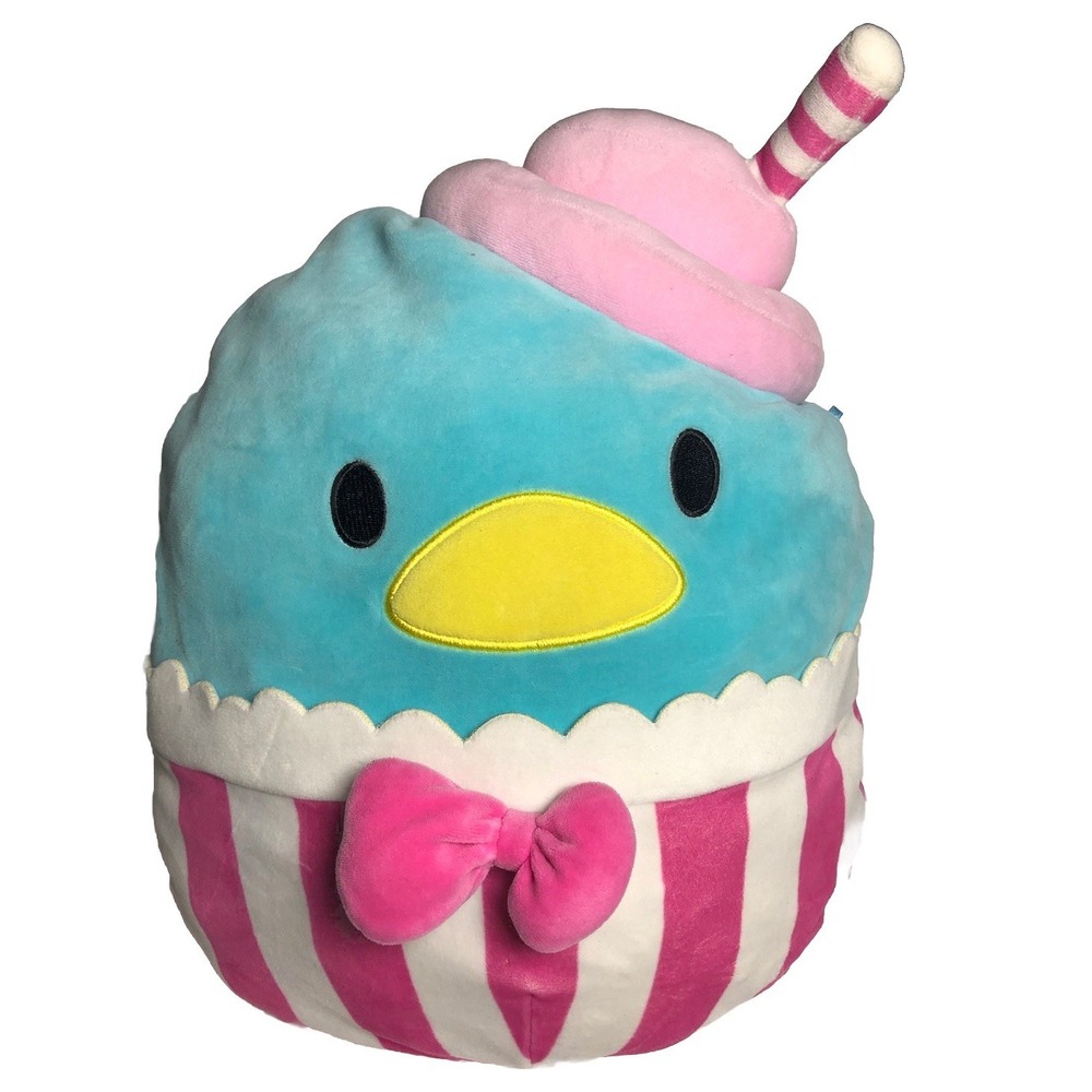 Sanrio Tuxedosam Milkshake Squishmallow Plush 14.5" Kellytoy Penguin